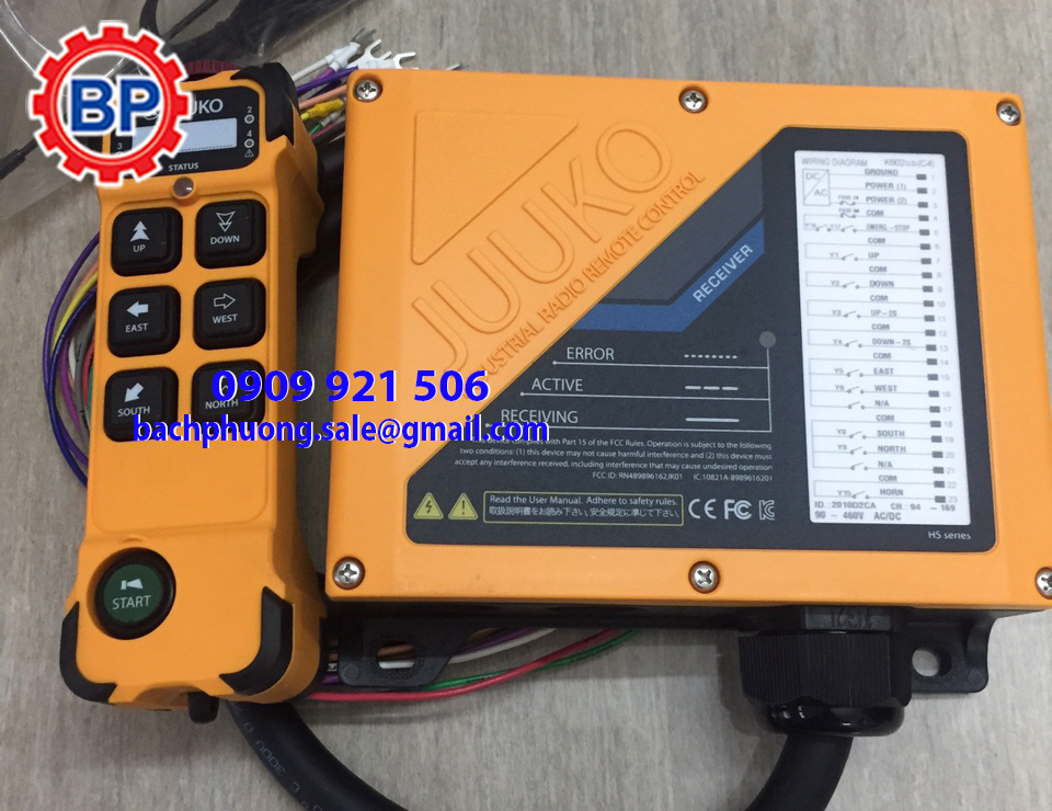 JuuKo K602 điều khiển từ xa cầu trục